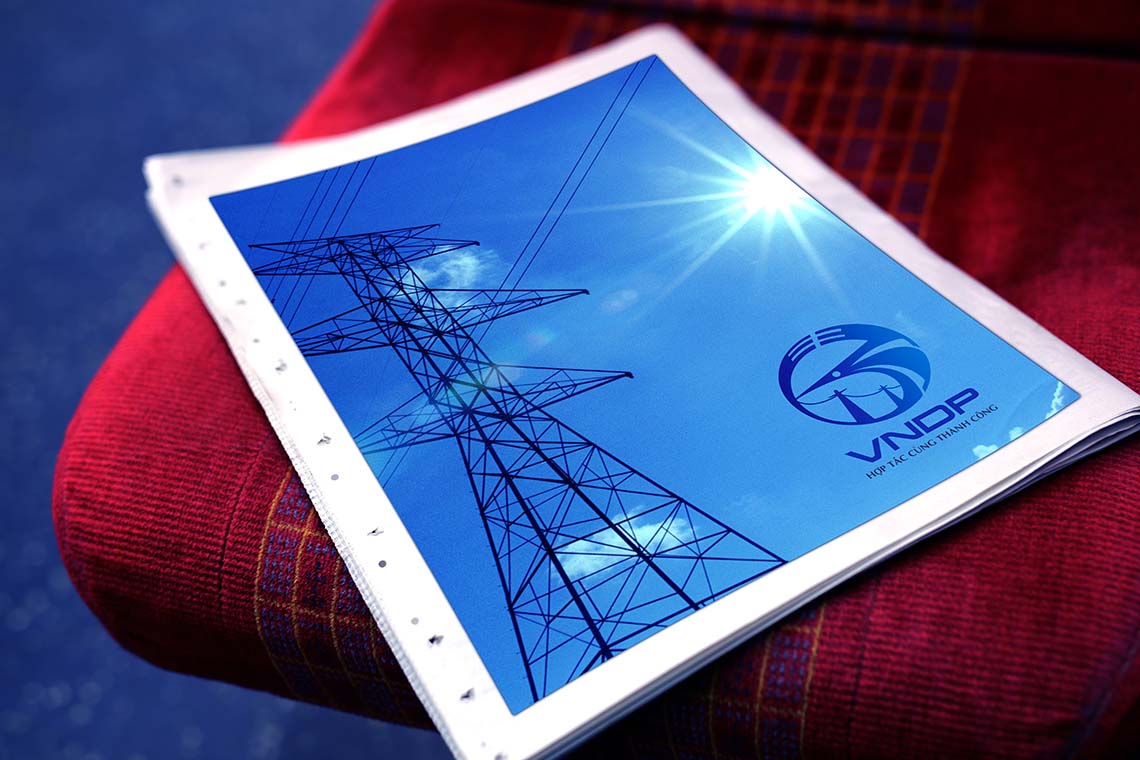 VNPD - Thiết kế logo Công ty CP phát triển năng lượng Việt Nam - VNPD